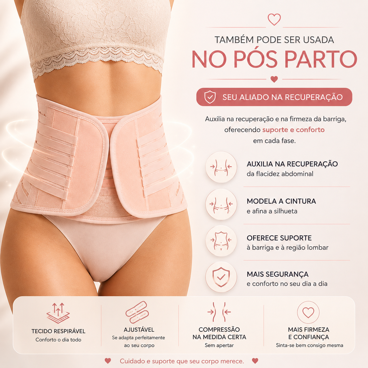 Cinta Materna Comfort 3 em 1