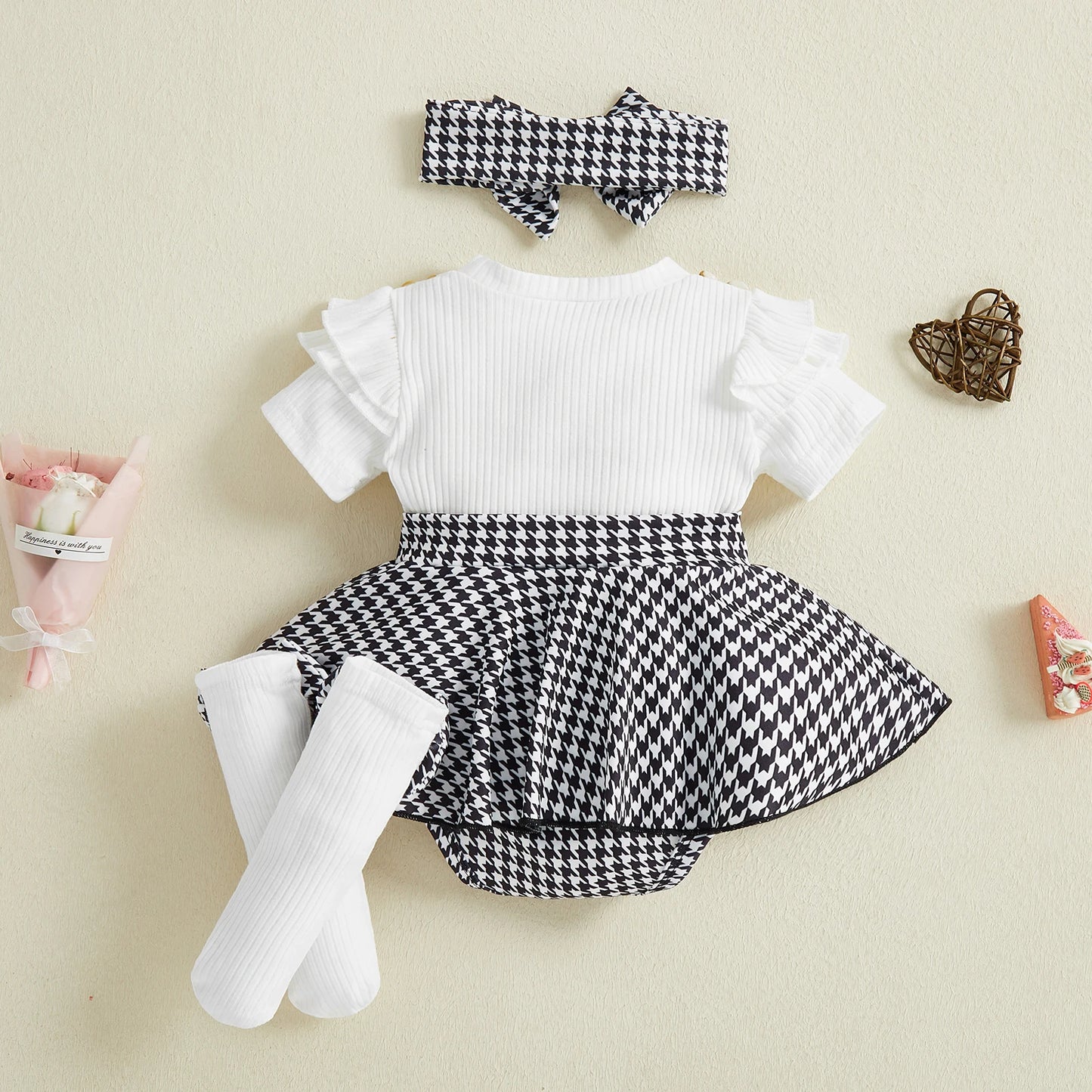 Conjunto de primavera 3 peças