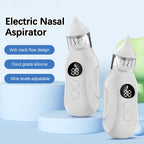 Aspirador Nasal Elétrico para Bebês Recém-Nascidos com 9 Velocidades - Removedor de Muco e Catota para Bebês - Silencioso
