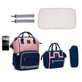 Conjunto de 5 peças LEQUEEN Mom Bag Mochila Grande para Mamãe e Bebê Bolsa para Fraldas Mochila de Maternidade Feminina
