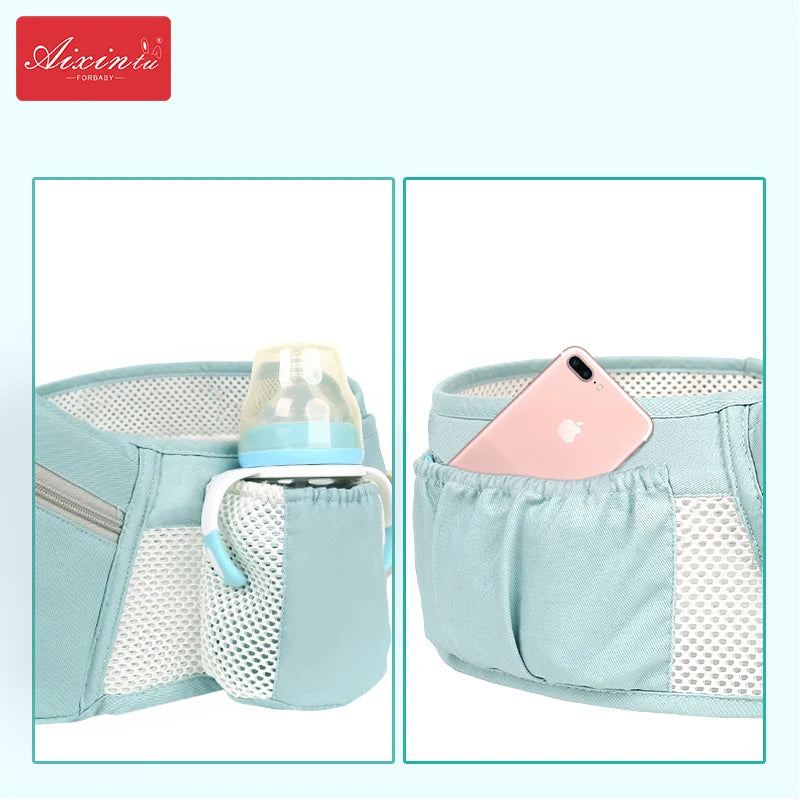 Canguru Ergonômico para Bebê, Canguru de Quadril para Bebê, Ideal para Viagens com o Bebê
