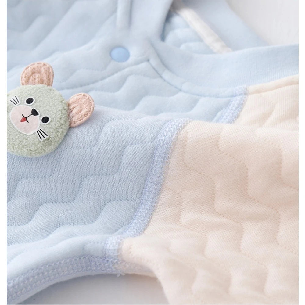 Macacões de bebê para outono e inverno, de 0 a 18 meses, para meninas e meninos, 100% algodão, com mangas compridas. Pijamas infantis.