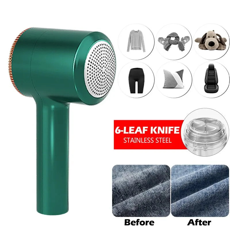 Removedor de fiapos para roupas, aparador de pelos elétrico recarregável via USB, removedor de pelos e bolas, removedor de fiapos de roupas