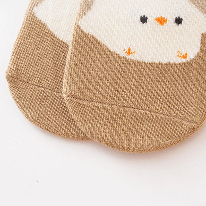 6 pares de meias infantis antiderrapantes