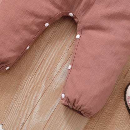 Body infantil manga longa floral